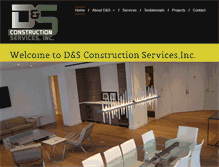 Tablet Screenshot of dsconstructionservice.com